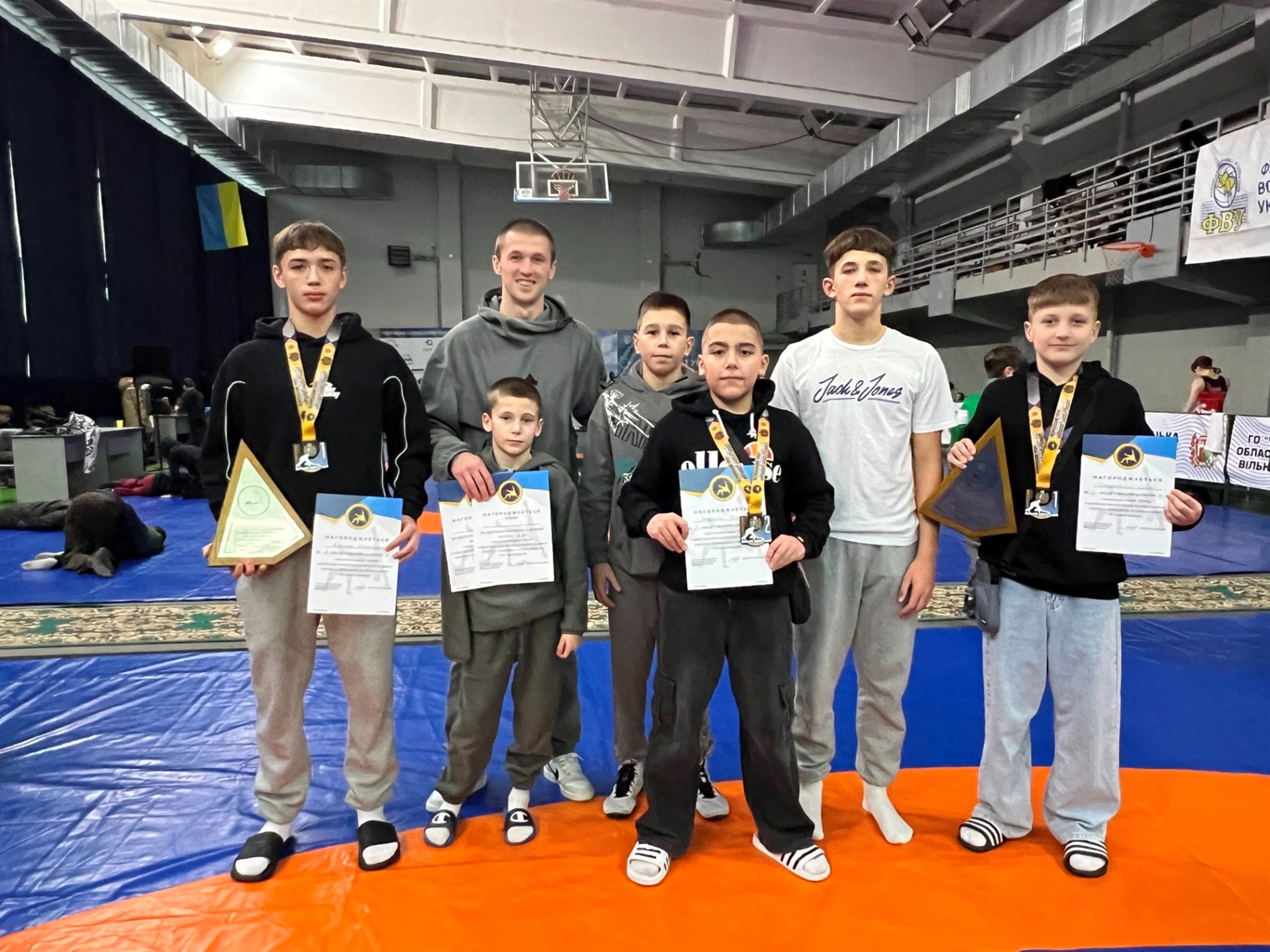 Городоцькі спортсмени вибороли чотири медалі на всеукраїнському турнірі з вільної боротьби