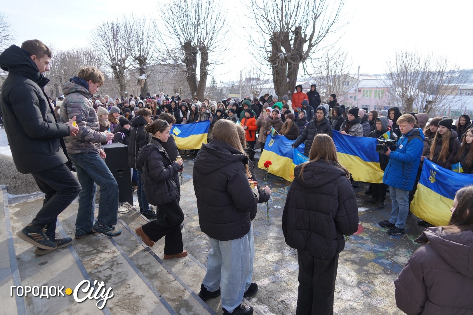 Ангели пам’яті: Городоцький ліцей №1 вшанував перших полеглих битви, що триває