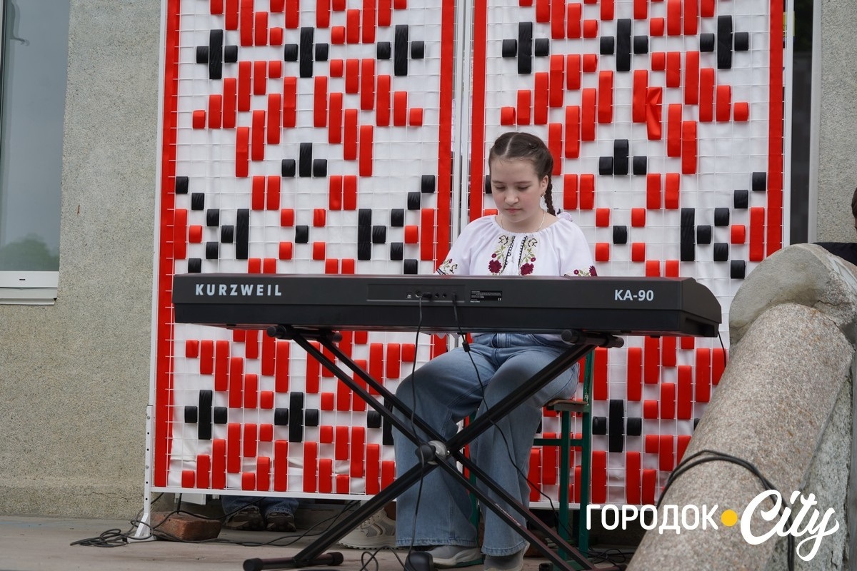 Створили цифру 20 та одягнули дерева у вишиванки. Фоторепортаж із Городоцького ліцею №1