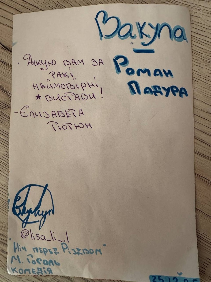 Актор Роман Падура з Городоччини отримав стипендію Президента і готується до режисерського дебюту