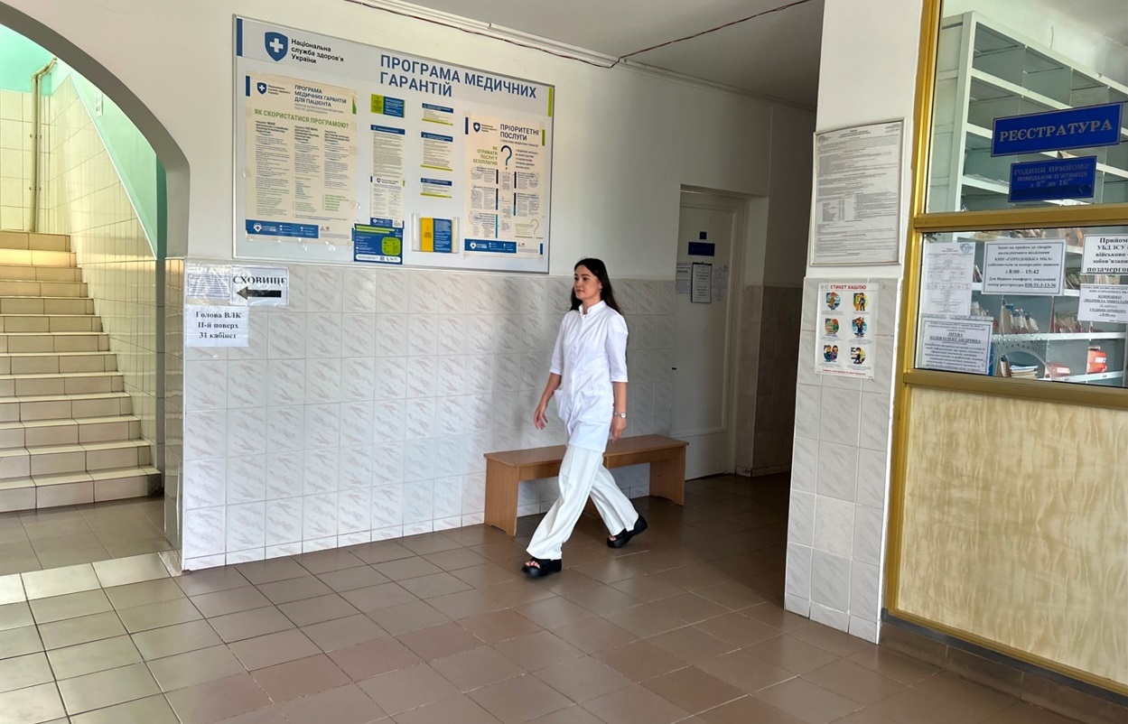 Додаткові приміщення будуть створені на першому поверсі поліклінічого відділення, там де зараз реєстратура та кабінети функціональної діагностики