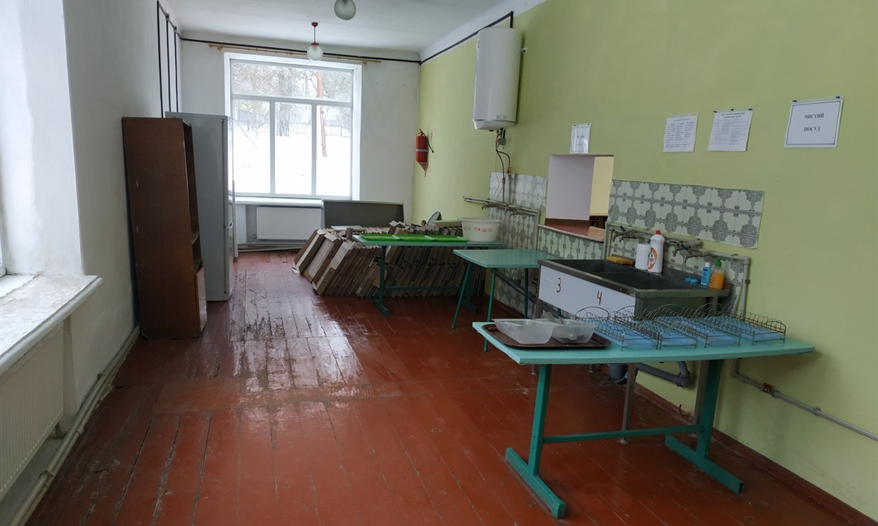 Пристосоване приміщення шкільної їдальні