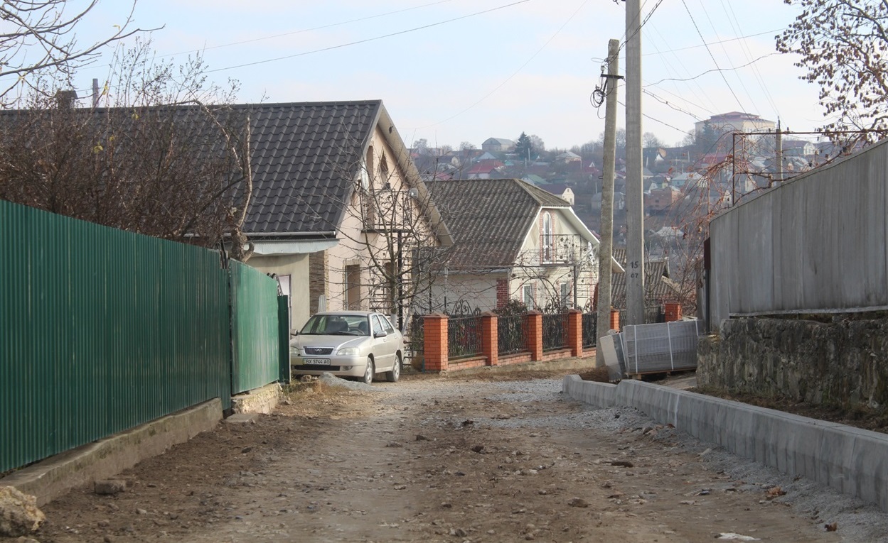 Так дорога виглядає під час ремонту. 
