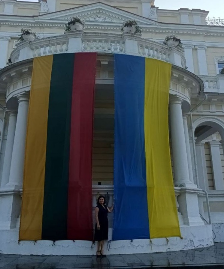 Під час візиту до Литви